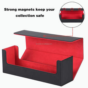 Y Y Premium PU YUGIOH PU Leather Custom TCG Trading Card Deck Box Magic the Gathering Deck Box Trading Card case - Product Image 2