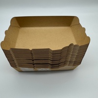 Barquettes en papier kraft brun de qualité alimentaire, jetables et écologiques, pour aliments frits, fruits de mer, barbecue et plats à emporter
