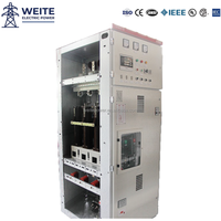 Armoire de distribution intérieure en acier galvanisé CE Standard pour appareillage MV 12 kV 50 Hz, résistante aux arcs, IP40, conforme GCC