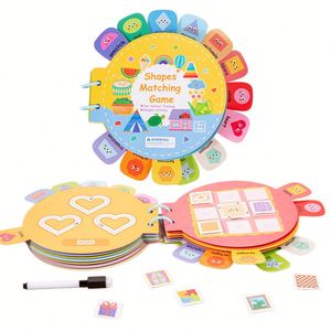 X515 Cuaderno Sensorial de Fieltro para Entrenamiento del Control de la Escritura, Silencioso, Educativo, Material Didáctico Sensorial, Juguetes de Aprendizaje para Niños y Niñas - Product Image 1
