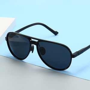 Classic Metal <b>Pilot</b> Unisex Sports Polarized Sunglasses with Custom Logo TAC Lenses UV400 Protection 10 Colors - Product Image 6