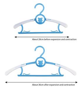 Vêtements pour enfants Séchoir télescopique Ménage Anti slip Vêtements <span class=keywords><strong>Support</strong></span> Multi Fonctionnel <span class=keywords><strong>Cintre</strong></span> pour enfants - Product Image 6