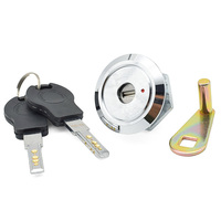 Cylindre de serrure mécanique antivol, 2 clés, serrure électronique à code, serrure d'urgence, cylindre de serrure universel