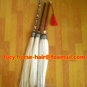 Poil de cheval blanc pur, naturel, poussière de bouddha, fouet de cheveux - Product Image 3