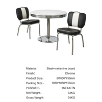 Ensemble de tables basses modernes en acier durable pour hôtel, restaurant, salon et salle à manger - Vente en gros de meubles