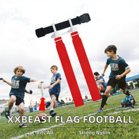 Ceinture de football XXBEAST réglable en nylon côtelé de couleur unie avec boucle à air, à dégagement rapide, pour l'entraînement, les jeux d'équipe et les activités quotidiennes en extérieur