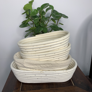 ตะกร้าหวายทรงรีสำหรับพักแป้งขนมปัง ขายดี ทนทาน สำหรับครัว ขายส่ง - Product Image 3