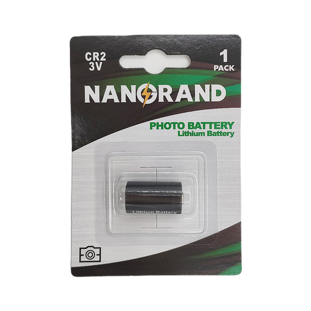 Nangrand Custom 3 Volt 3.0v 3v 1300mah Cr123a Lithium Ion Lithium Battery with Tabs