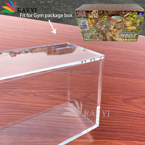 Estuche de exhibición acrílico de grado de calidad RAY YI Pokemon, tratamiento de superficie de pulido duradero portátil compatible con cajas Eevee Heroes Klara Marnie - Product Image 6