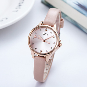 Fashion Leather Belt Ladies Watch Stylish Simple <b>Small</b> Fresh Waterproof Student Watch - Product Image 1