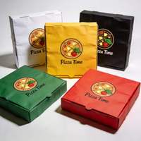 Boîte d'emballage pour pizza à emporter personnalisée, imprimée, en carton ondulé, 8, 10, 12, 14, 16 pouces, petite boîte à pizza pour livraison