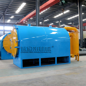 Fourneau de carbonisation horizontal pour bois, vente directe usine, équipement de production de biochar, machine de formage de charbon de bois à partir de branches - Product Image 1