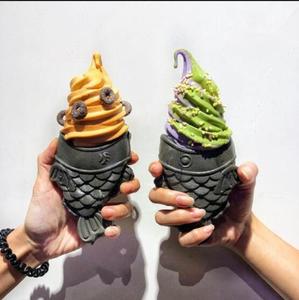 Máy Thực Phẩm Kem Taiyaki Máy Fish Waffle Máy - Product Image 1