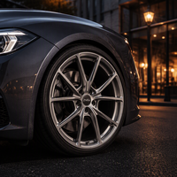 Jantes forgées ZhiGu Premium 19-21 pouces 5x120 5x112, finition Gunmetal, 5 branches, jantes sport de luxe pour BMW M3 Audi RS, livraison en 15 jours