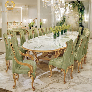 Set da Pranzo di Lusso Fatto a Mano con <span class=keywords><strong>Tavolo</strong></span> da Banchetto Reale in Conchiglie Marine e Sedie per Matrimoni - Product Image 3
