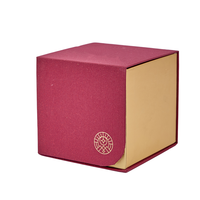 Boîte à bijoux portable de luxe, taille personnalisée, boîte cadeau rigide avec couvercle magnétique, tiroir avec finition gaufrée et laminée mate
