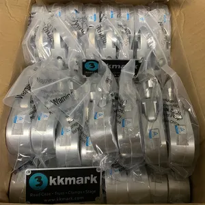 KKMARK-abrazadera de poste de tubo de aparejo Global, sin manchas, acoplador de luz colgante, abrazadera de armazón de iluminación de tubo de aluminio de liberación rápida