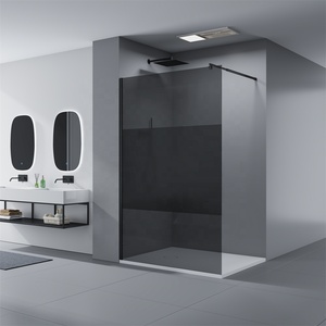 Pantalla de <span class=keywords><strong>ducha</strong></span> de revestimiento fácil de limpiar NANO, cabina de <span class=keywords><strong>ducha</strong></span> de vidrio templado de 10mm - Product Image 1