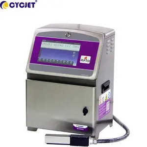 Impresora automática de inyección de tinta directa para botella redonda, máquina de impresión de botellas de agua de plástico