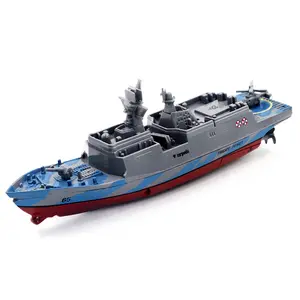 2.4G RC Remote speed control rc boat Military Warship boat Toys Mini Electric RC Aircraft gift for boys children water toys