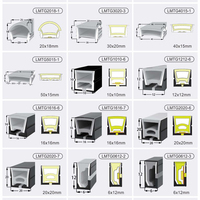 Profilé en aluminium à LED de haute qualité pour bande lumineuse Profilé en aluminium à LED pour cloisons sèches Tube néon flexible à LED