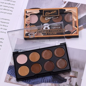 Paleta de Tintes para Piel Oscura, Corrector de Color Marrón <span class=keywords><strong>Oscuro</strong></span>, Resistente al Sudor, 8 Tonos, para Teñir Nudos de Pelucas - Product Image 4