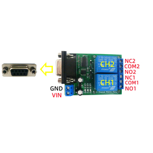 N228D02 <strong>Rs232</strong> Relay Board Dc 12V 24V Serial Port <strong>Switch</strong> Module for Plc Motor Led Ptz Industrial Control Equipment - Product Image 6