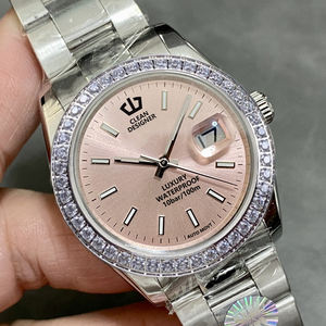 Montre de plongée de luxe pour homme, personnalisée, avec testeur de diamants, 36 mm, mécanique, mouvement automatique 3235, lunette en moissanite, verre saphir - Product Image 3