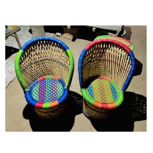 Taburete de caña de madera de bambú, muebles de comedor de la India, fabricante al por mayor - Product Image 5