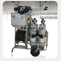 Respirateur à air comprimé à long tube 6,8 L avec deux cylindres en fibre de carbone