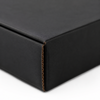 Boîte d'expédition en carton robuste personnalisée, imprimée en couleur, avec pelliculage UV et mat, pour produits artisanaux