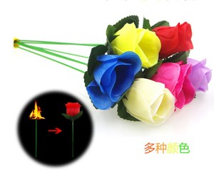Magic Trick Ngọn Lửa Thay Đổi Để Tăng Ngọn Đuốc Để Hoa Sân Khấu Ma Thuật Quà Tặng Valentine Ảo Thuật Lừa Đạo Cụ Cho Nhà Ảo Thuật - Product Image 2
