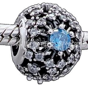 Colgante de Plata de Ley 925 con Perlas de Agua Dulce y Circonitas, Serie Azul Clásica, Diseño de Corazón, Accesorio de Moda para Mujer, Lujoso y Moderno - Product Image 2