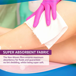 Marque privée non tissée spunlaced personnalisée lingettes sèches jetables pour le corps du patient adulte soins médicaux soins de santé lingettes sèches