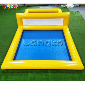 Cancha de <span class=keywords><strong>Voleibol</strong></span> Inflable Gigante Hermética para Playa, <span class=keywords><strong>Piscina</strong></span>, Deportes Acuáticos - Product Image 1