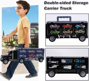 Juego de Transporte con 12 Vehículos de Metal Fundido a Presión, Camiones y Coches, Regalo Ideal para Niños de 3 a 7 Años - Product Image 5