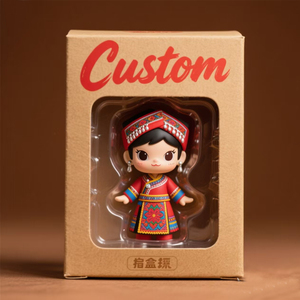 Tùy Chỉnh Xây Dựng Khối May Mắn Vẽ Mù Hộp Độ Dày 350G 400G In Ấn Cứng Các Tông Màu Trắng Mịn Cho Bao Bì Hộp Giấy - Product Image 5