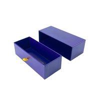 Cajas de Cartón Portátiles con Compartimentos Tipo Carpeta, Cierre Magnético, Papel con Relieve Personalizable