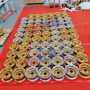 ล้อแม็กซ์ 13 นิ้ว 13x7 <span class=keywords><strong>Rev</strong></span> 100 ซี่ลวด 5x114.3 สีทอง - Product Image 6