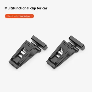 Multifunctional <b>Car</b> Magnetic Card Holder & Sunshade Curtain with ABS Material Interior Kits Adhesive Receipt Organizer <b>Clips</b> - Product Image 6