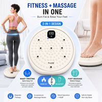 Équipement de sport innovant : Tapis d'acupression intelligent portable et disque de torsion pour la taille, idéal pour la maison