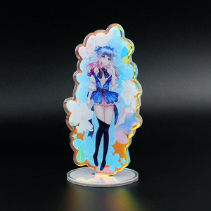 Vograce Custom Kpop Cartoon Acrylic Clear <strong>Standee</strong> Display Anime Colorful Rainbow Acrylic <strong>Standee</strong> - Product Image 2