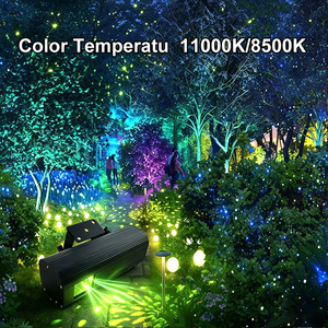 Proyectores de Luces Láser RGB Mini para Exteriores e Interiores, Resistentes al Agua IP65, con Diseño de Estrellas y Luciérnagas Amarillas, para Jardín y Parque - Product Image 2