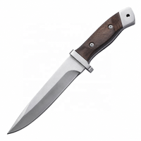 Couteau pliant d'extérieur directement de l'usine, lame durable en acier inoxydable, couteau de survie de poche avec étui en cuir pour le camping et l'aventure