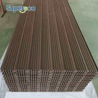 Planche de terrasse en WPC imperméable, terrasse composite d'extérieur pour jardin et patio