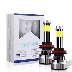 Bombillas LED para Faros Delanteros de Automóvil, Luz Antiniebla, Luz Alta/Baja, H7 H1 9005 9006, 50W 10000lm 6000K 12V, 10 Lados, para Automóvil Universal - Product Image 2