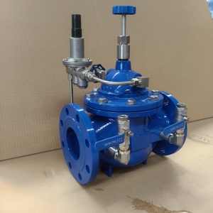 Van điều khiển lưu lượng 400x-10q Van thủy lực gang van giảm áp DN50 cho nước - Product Image 4