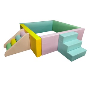 Pequeña área de juego móvil suave para niños comerciales para negocios para bebés equipo de juego suave para interiores a la venta - Product Image 3