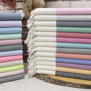 Wholesale 100% Cotton Rectangle <b>Beach</b> <b>Towel</b> Vibrant Quick Dry With Embossed Jacquard Pattern Recycled Feature <b>Bag</b> Included - Product Image 4