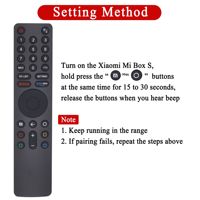 Télécommande vocale XMRM-010 de remplacement pour Xiaomi MI Box 4S Android Smart TV Télécommande L55MS-5A